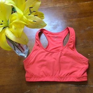 Athleta orange sports bra